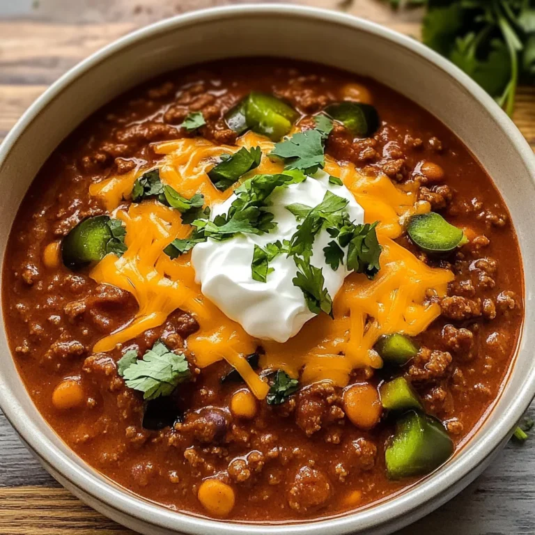 Crockpot Spicy Queso Beef Chili