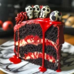 Spooky Halloween Marble Cake