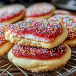 Strawberry Pop Tart Sugar Cookies