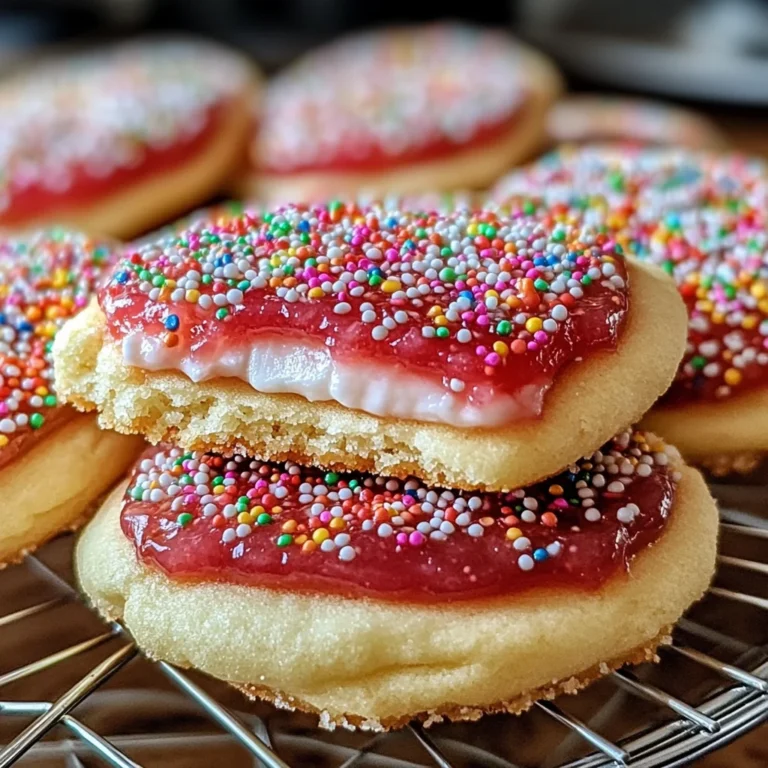 Strawberry Pop Tart Sugar Cookies