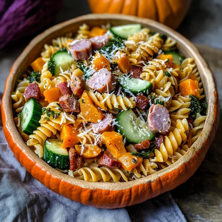UpChuckin' Pumpkin Loaded Pasta Salad