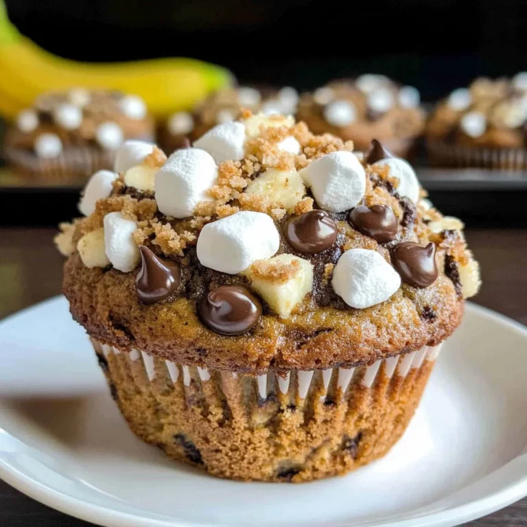 Banana S’mores Muffins