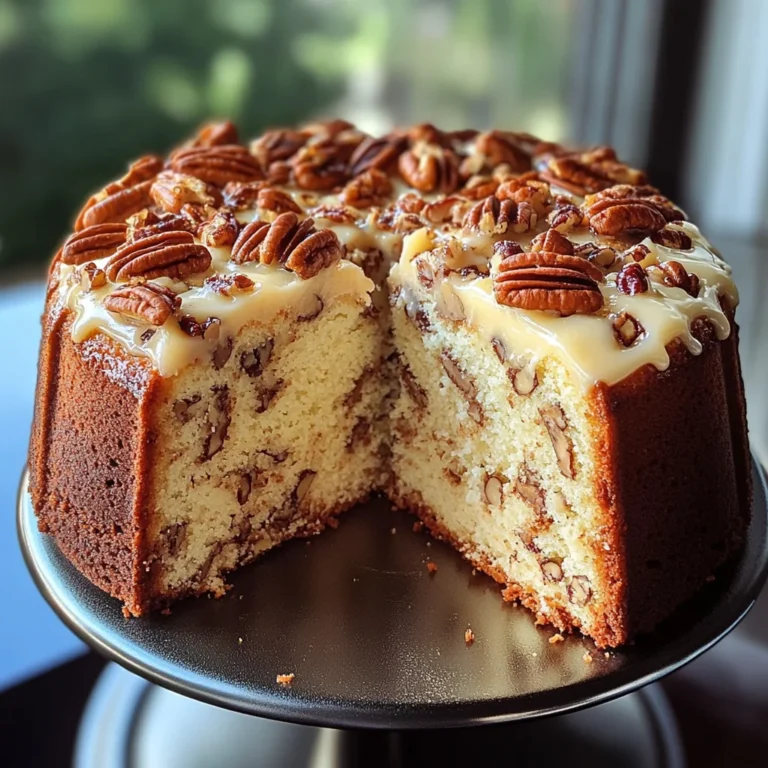 Butter Pecan Pound Cake