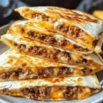 Cheesy Ground Beef Quesadillas Recipe is a must-try!