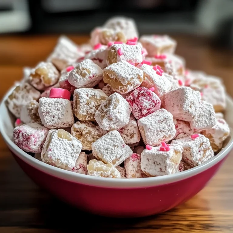 Cherry Cheesecake Puppy Chow