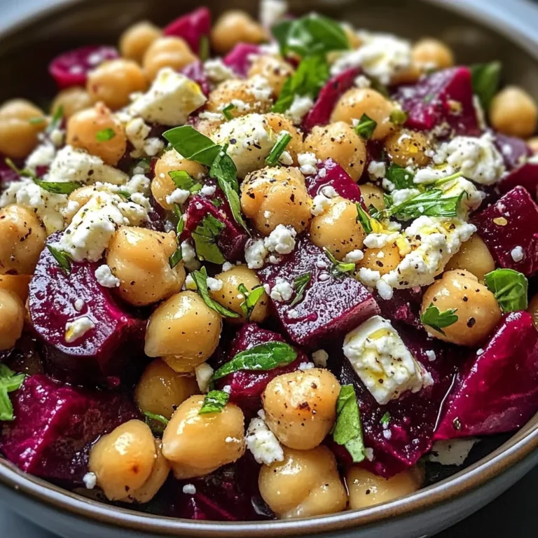 Chickpea, Beet and Feta Salad