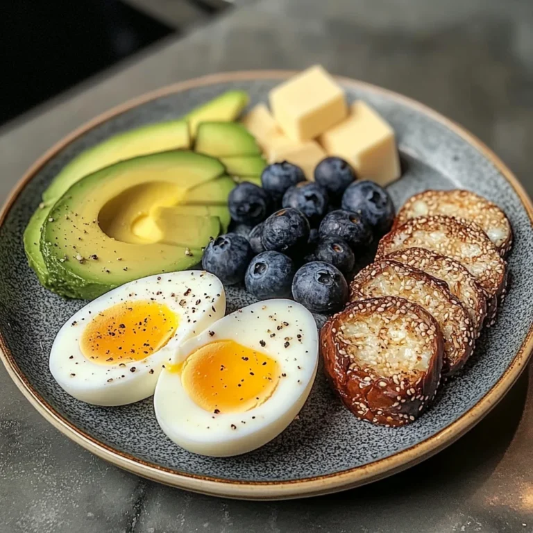 Creamy Soft-Boiled Egg Breakfast Plate