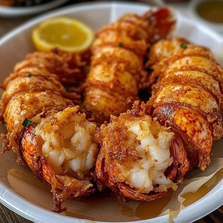 Crispy Deep Fried Lobster Tails