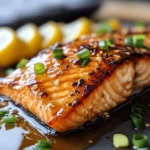 Crispy Honey Garlic Glazed Salmon Recipe