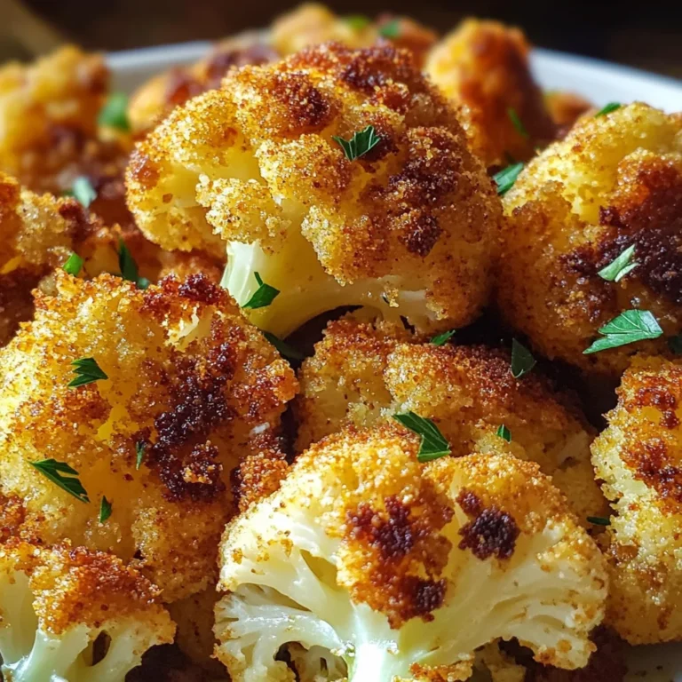 Crispy Roasted Cauliflower