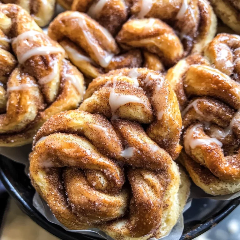 Easiest Cinnamon Crunch Knots