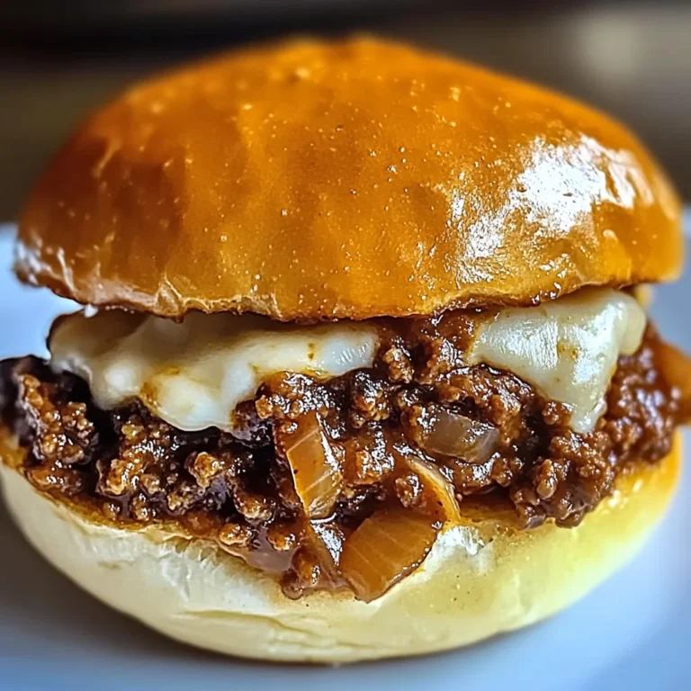 French Onion Beef Sloppy Joes