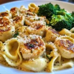 Garlic Parmesan Chicken Tortellini