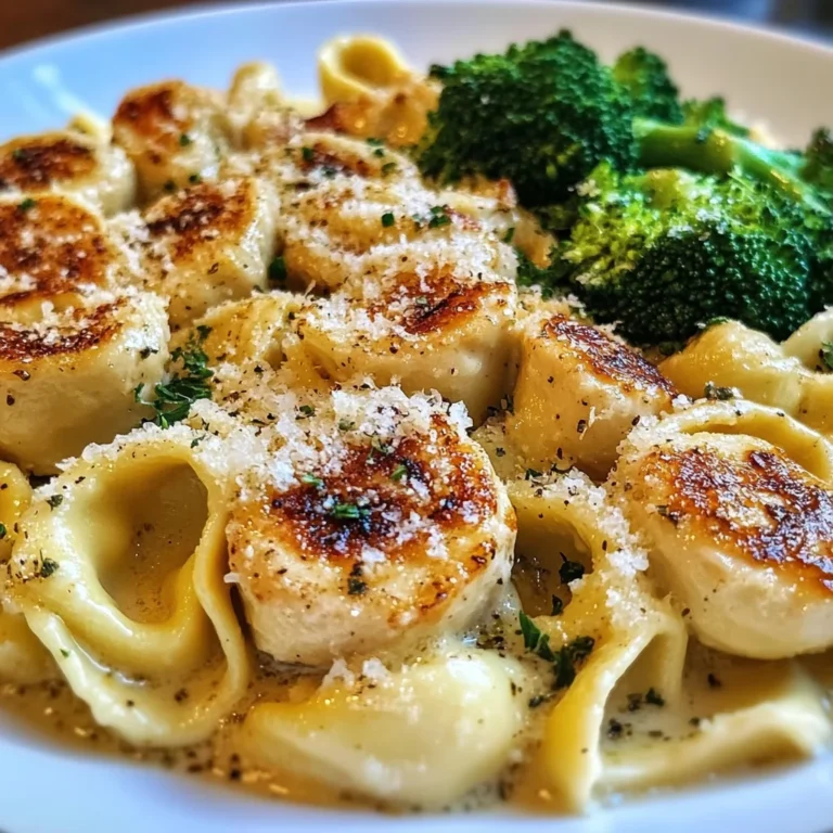 Garlic Parmesan Chicken Tortellini