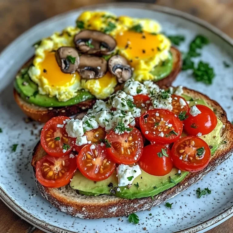 Gourmet Breakfast Toast Duo