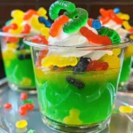 Gummy Worm Jello Cups Recipe