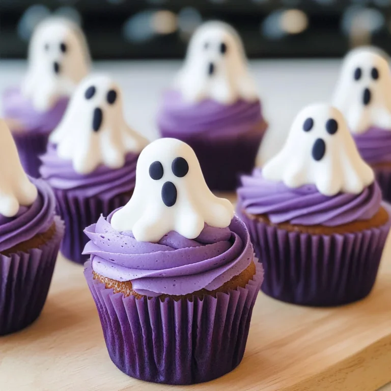Halloween Ghost Cupcakes