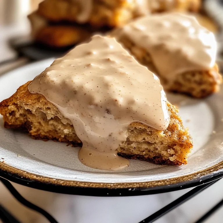 Homemade Chai Scones with Maple Chai Glaze