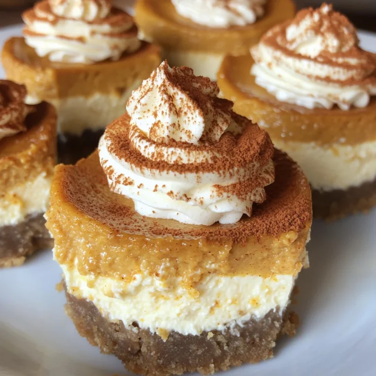 Mini Pumpkin Cheesecakes