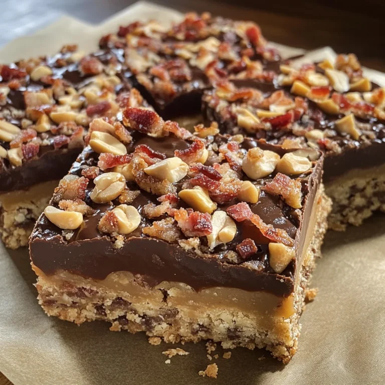 Peanut Butter-Turkey Bacon Bars