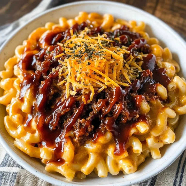 Pulled beef Mac and Cheese
