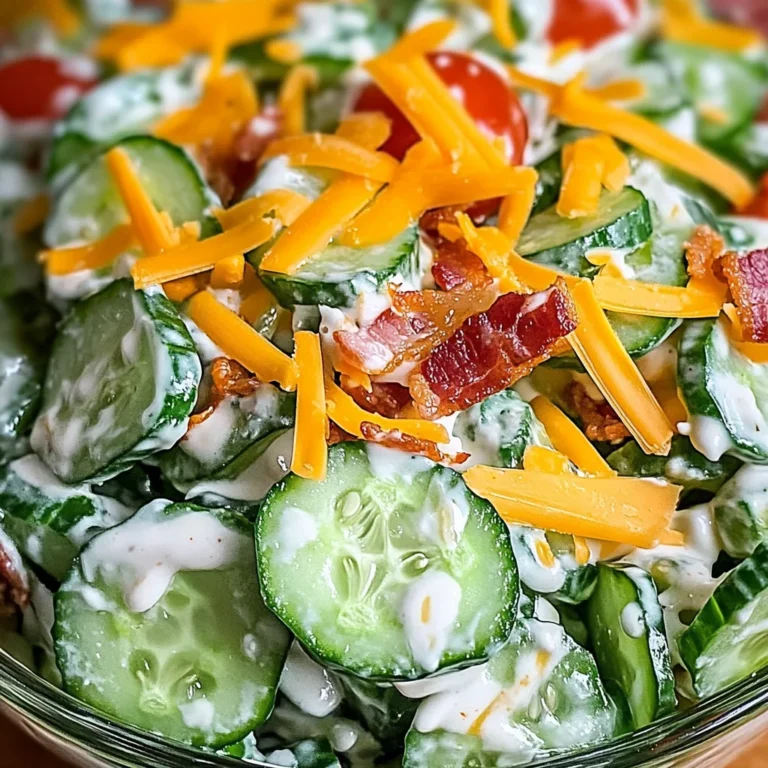 Refreshing Cucumber Ranch Crack Salad Recipe