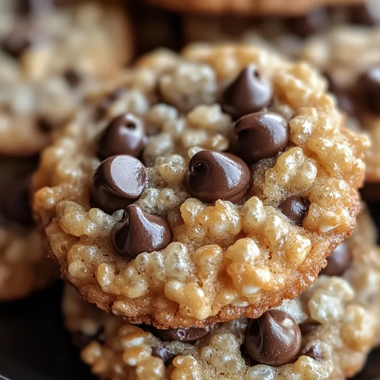 Rice Krispie Chocolate Chip Cookies