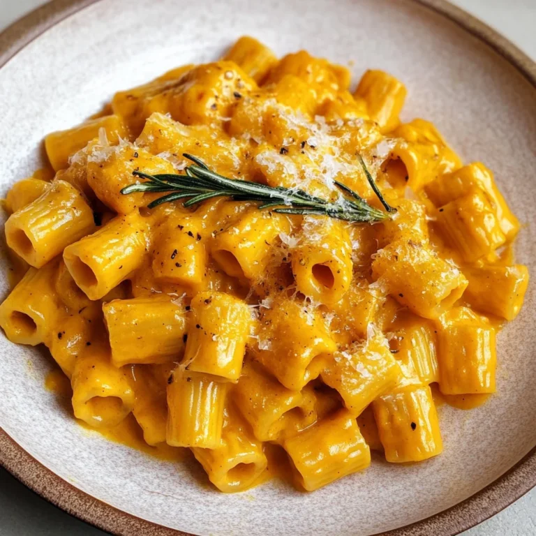 Roasted Pumpkin and Garlic Pasta