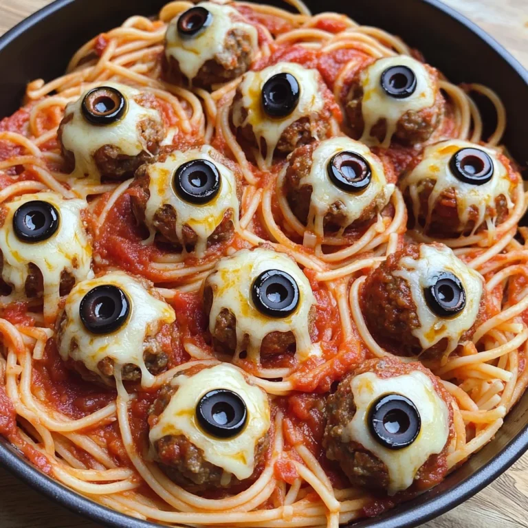 Spooky Spaghetti & Eyeballs
