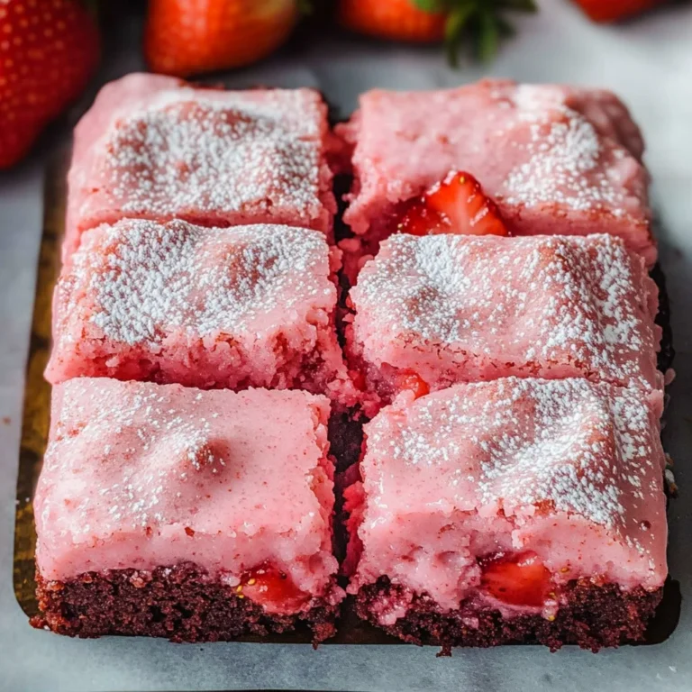 Strawberry Brownies