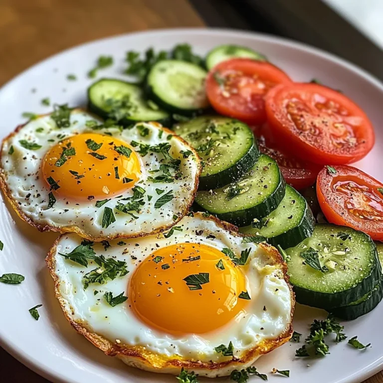 Sunny Egg & Veggie Plate with Cheese & Herbs
