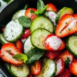 This Cucumber Strawberry Salad