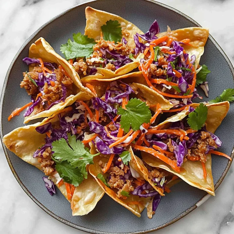 Chicken Wonton Tacos