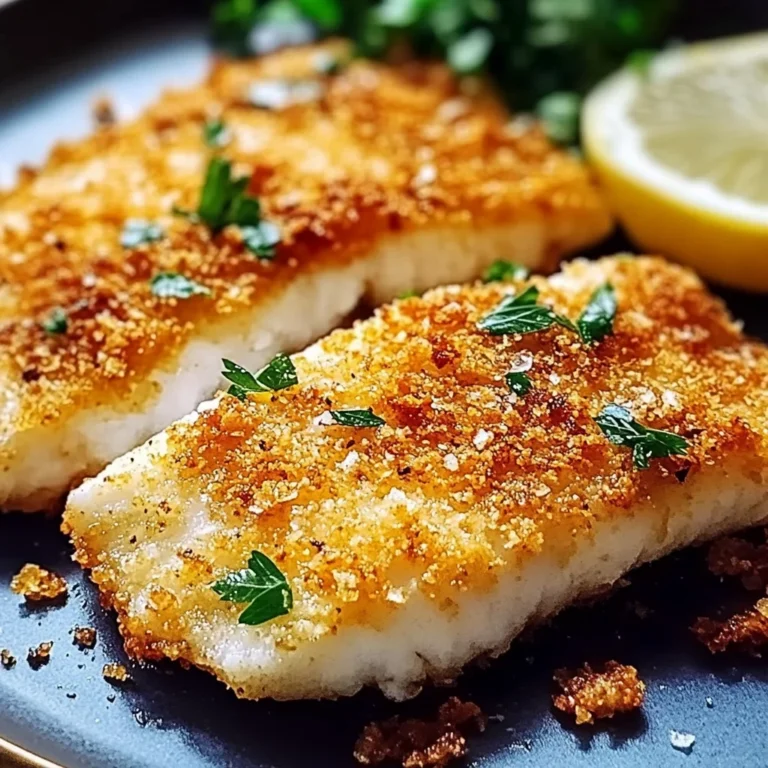 Crispy Parmesan Crusted Fish