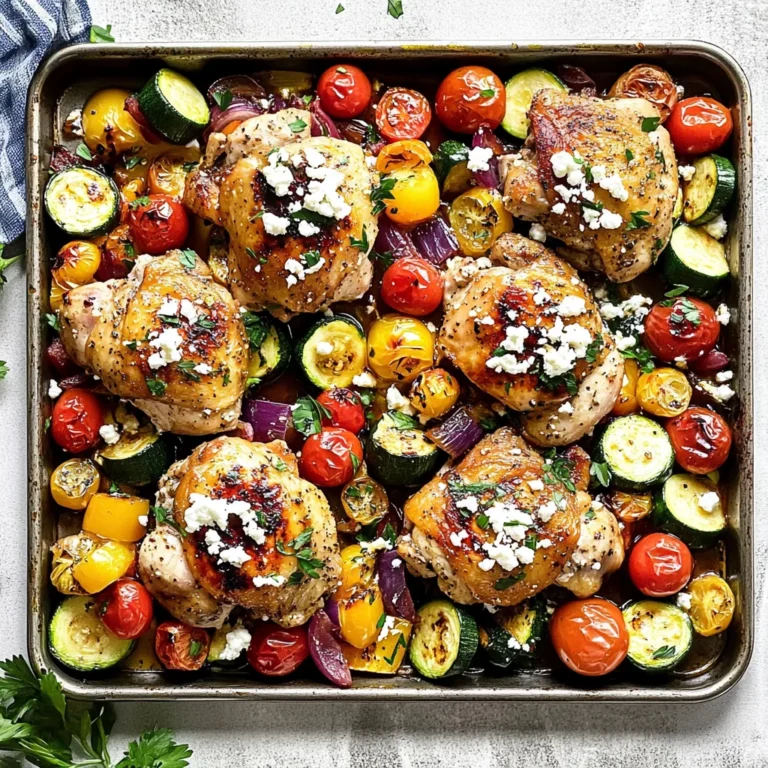 Greek Sheet Pan Chicken Dinner