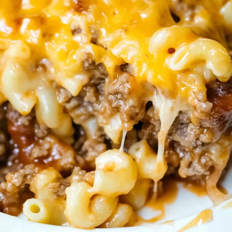 Mac and Cheese Meatloaf Casserole