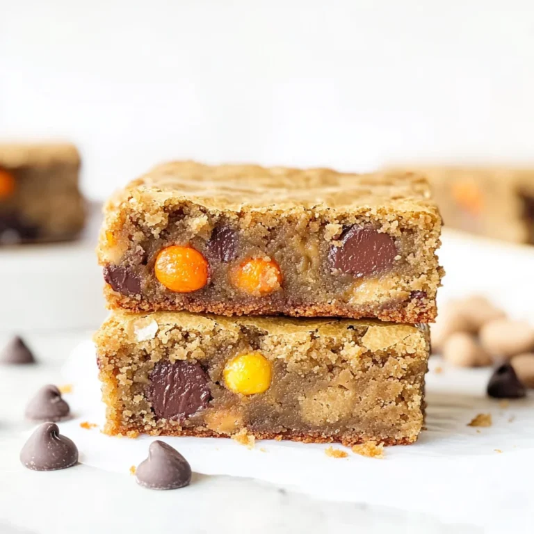 Peanut Butter Blondies