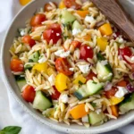 Rainbow Orzo Salad