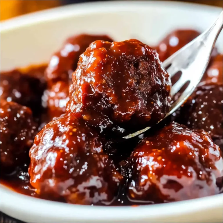 Slow Cooker Korean Meatballs