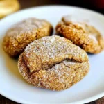 Soft Batch Apple Cider Gingersnap Cookies