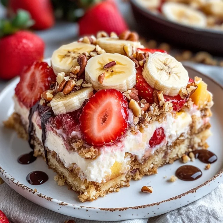 Banana Split Dump Cake Recipe