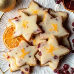 Cranberry Orange Shortbread Cookies Recipe