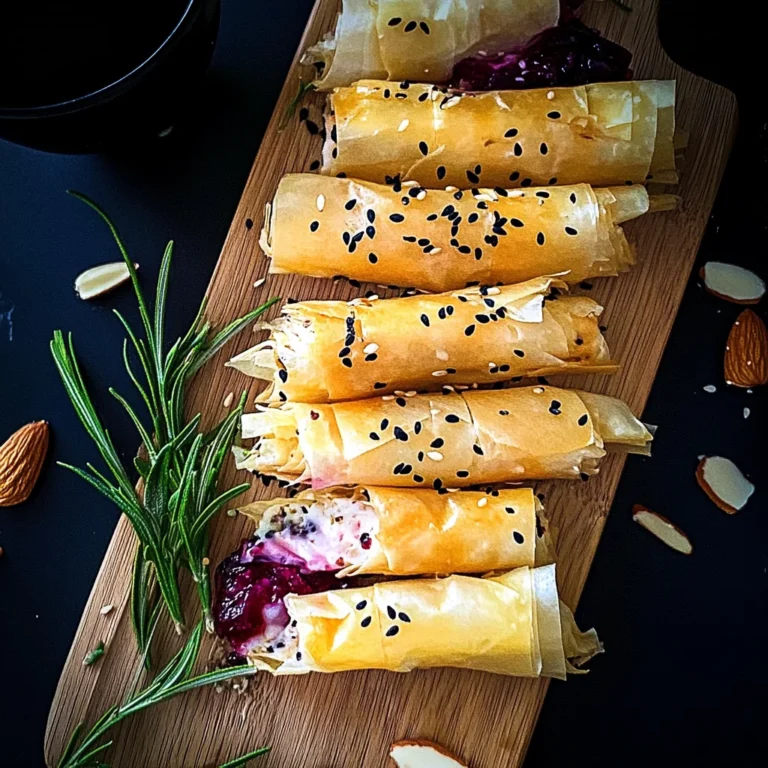 Cranberry and Brie Filo Crackers | Video