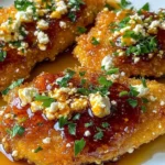 Crispy Hot Honey Feta Chicken