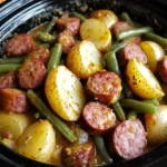 Crock Pot Swamp Potatoes with Sausage & Veggies