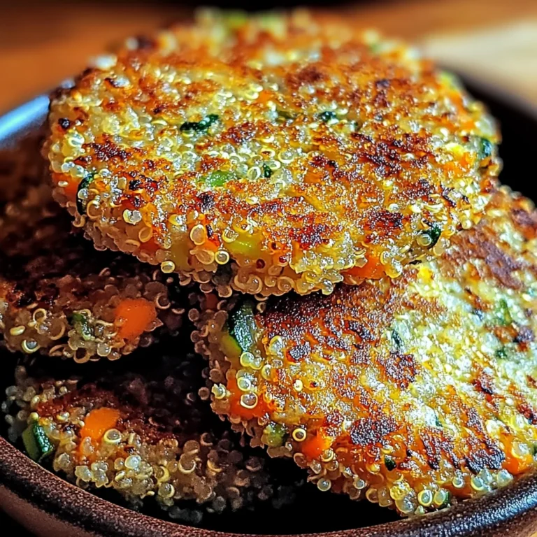 Delicious Crunchy Quinoa Veggie Patties for Ultimate Comfort