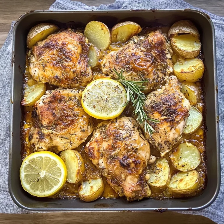 Greek Lemon Chicken With Potatoes