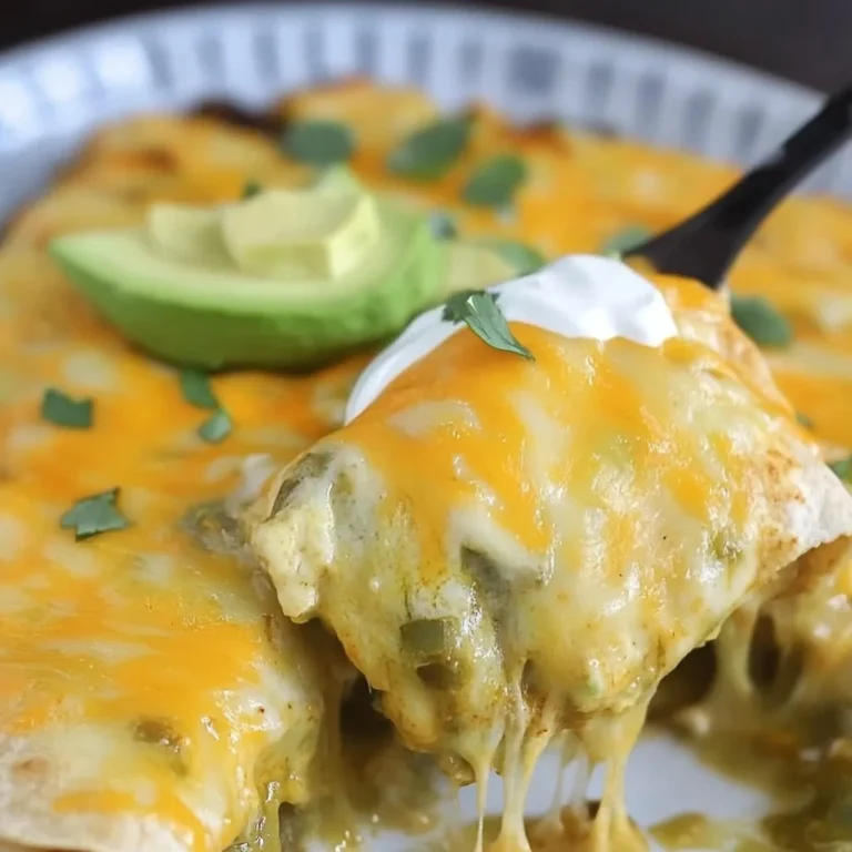 Green Chili Chicken Enchiladas Recipe
