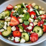 Strawberry Cucumber Salad Recipe