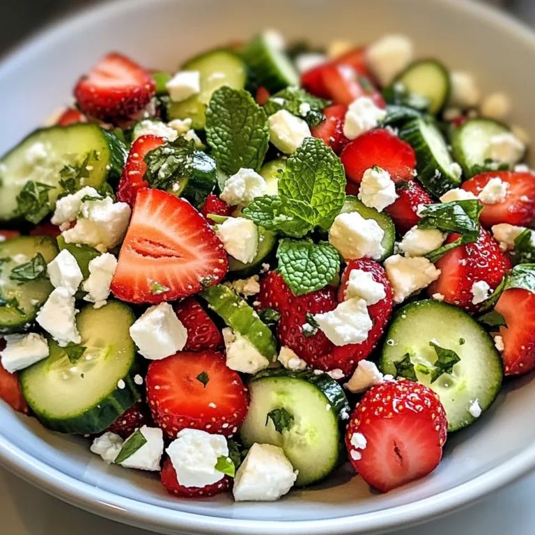 Strawberry Cucumber Salad Recipe